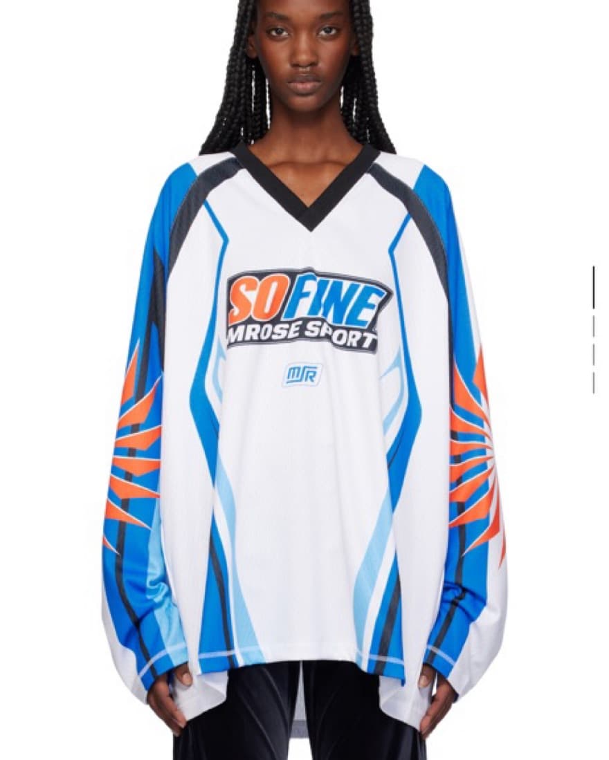 Martine Rose “So Fine” Oversized Football Jersey Dress - Image 3