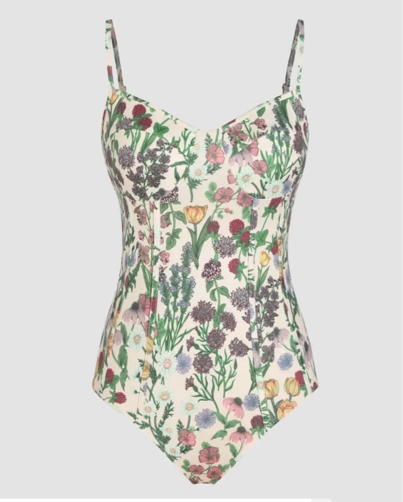 Floral Print Body Suit  - Image 1