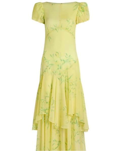 Vibrant Floral Puff Sleeve Maxi Dress - Image 5