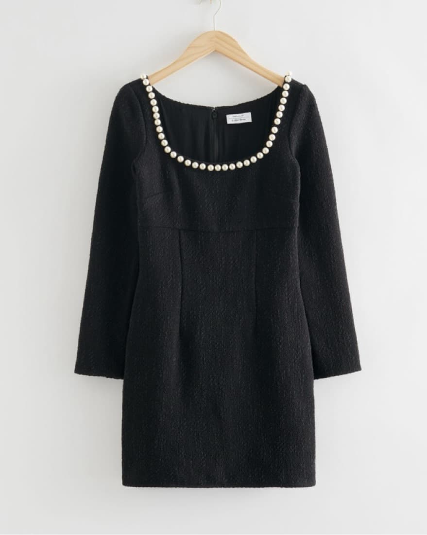 & Other Stories Black And pearl Dress - Image 1