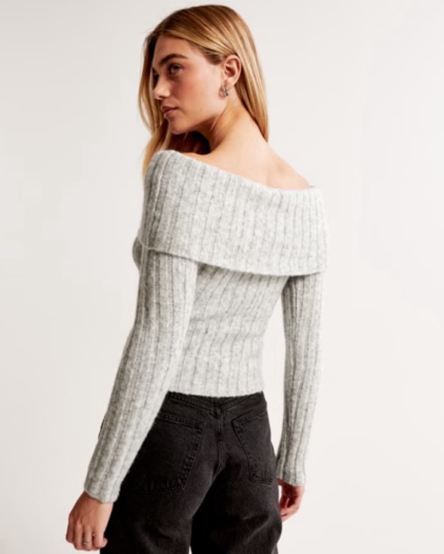 Off The Shoulder Sweater - Image 3
