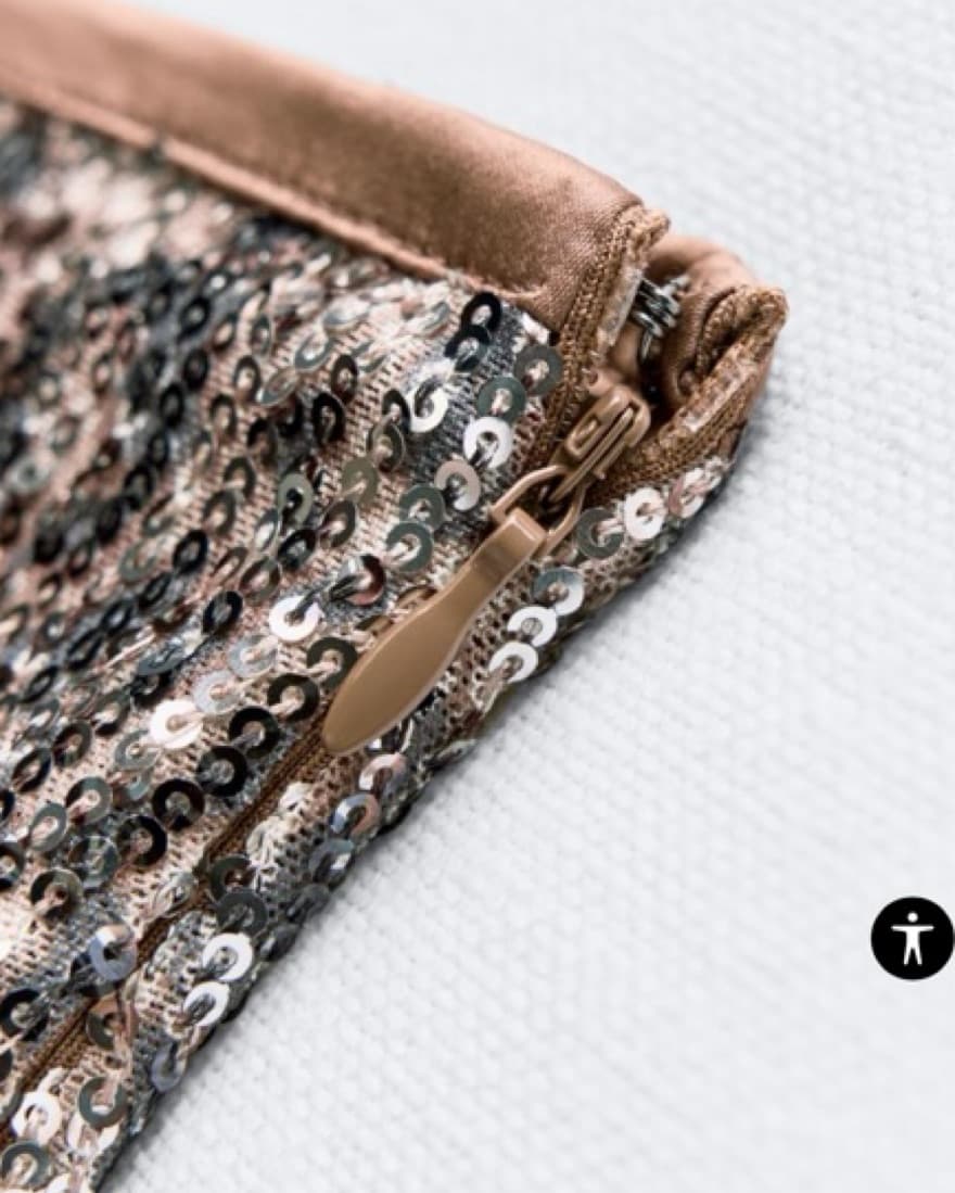 Cheetah Sequin Mini Skirt - Image 3
