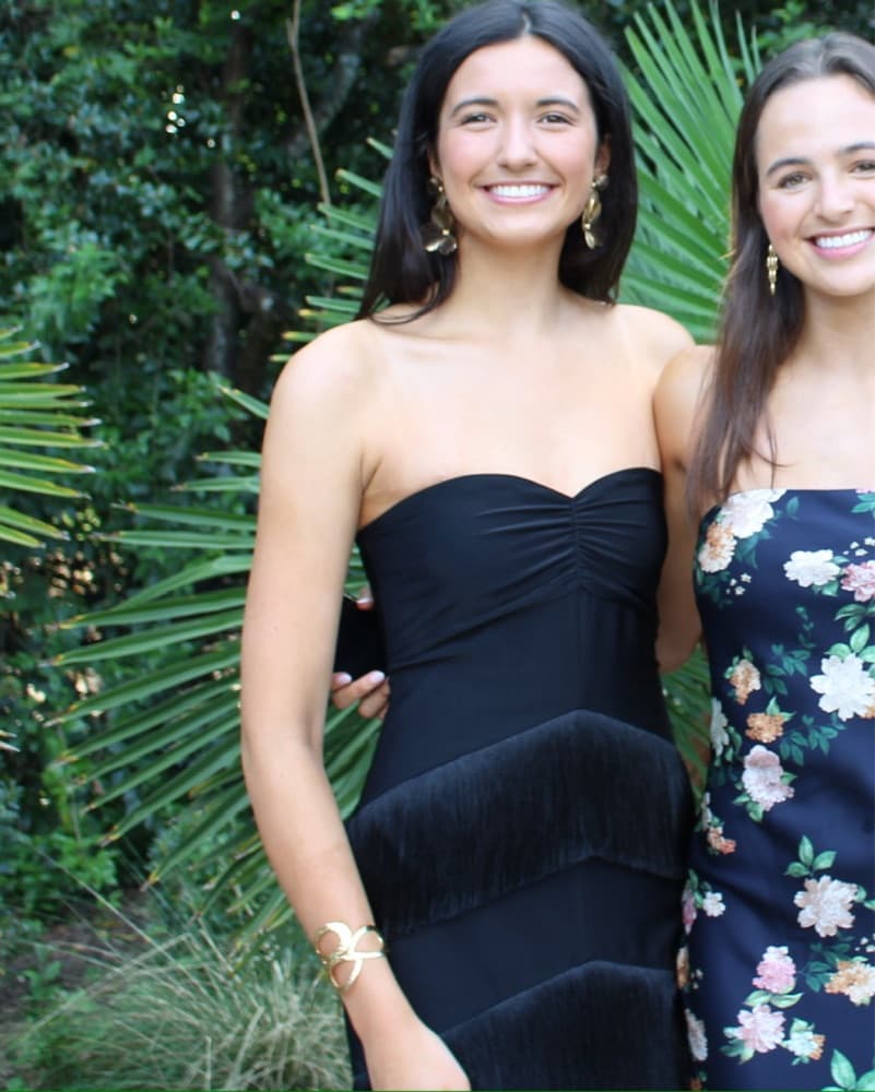 Black Fringe House Of Harlow Dress - Image 3