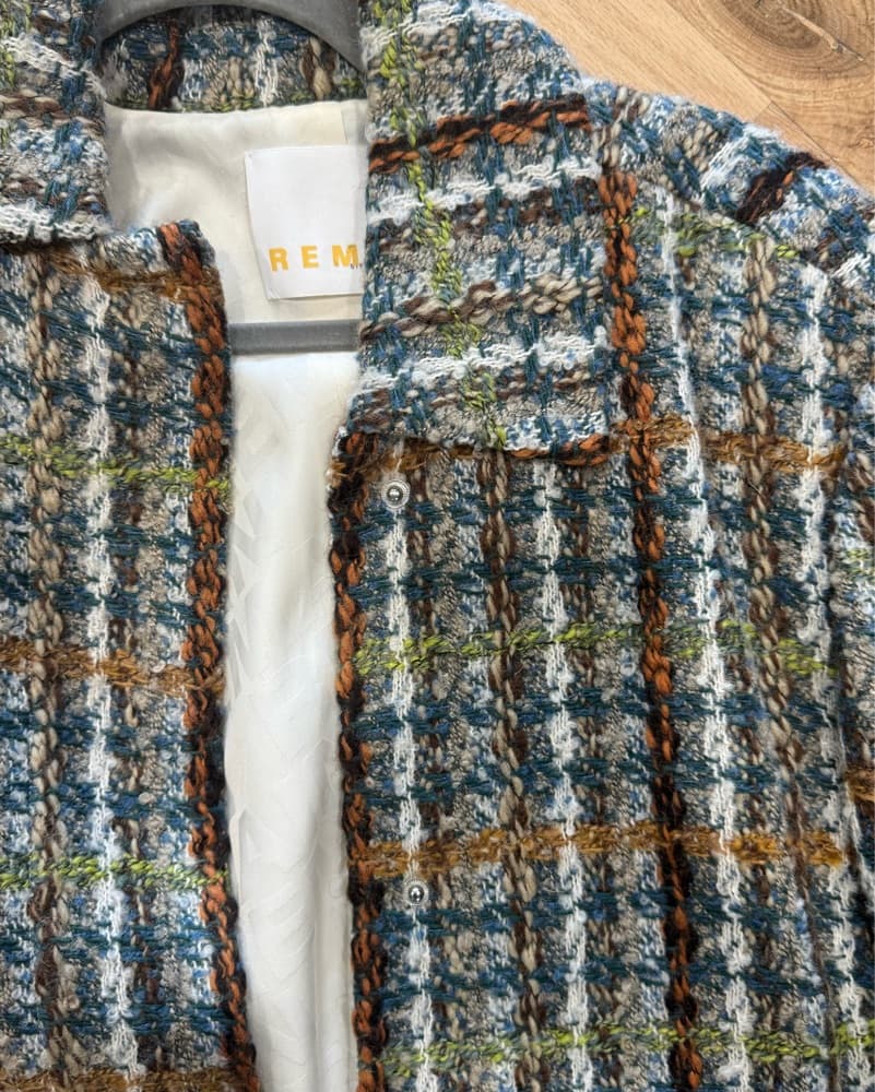 Remain Birger Christensen Tweed Coat - Image 6