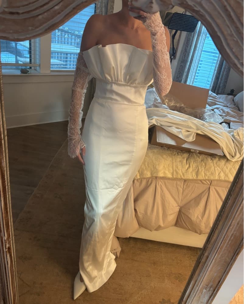 Sau Lee Noah Satin Gown  - Image 4
