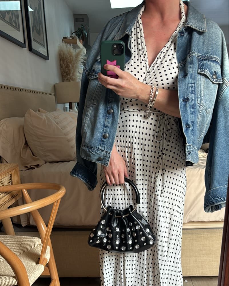 Polka Dot Maxi Dress - Image 3