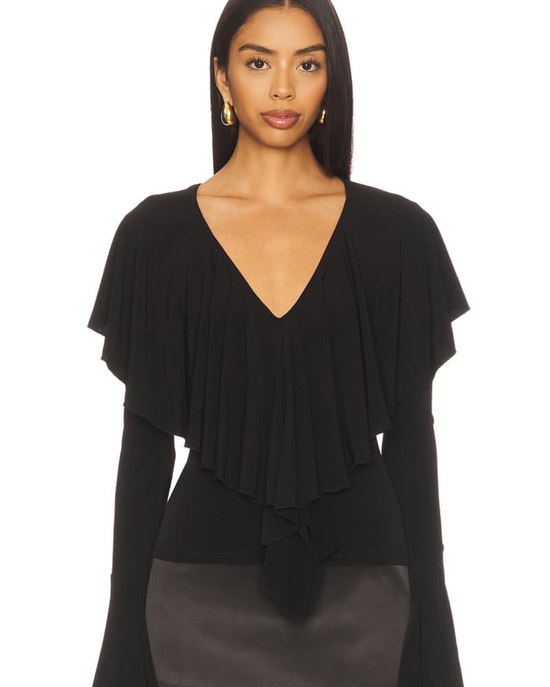 Ellen V Neck Top - Image 1