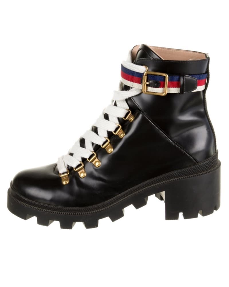 Gucci Sylvie Combat Boots - Image 1