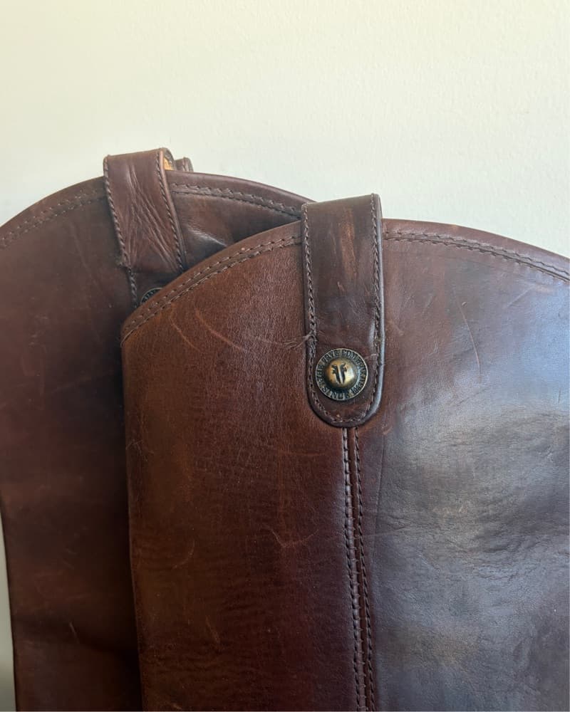 Brown Lesther Frye Boots - Image 4