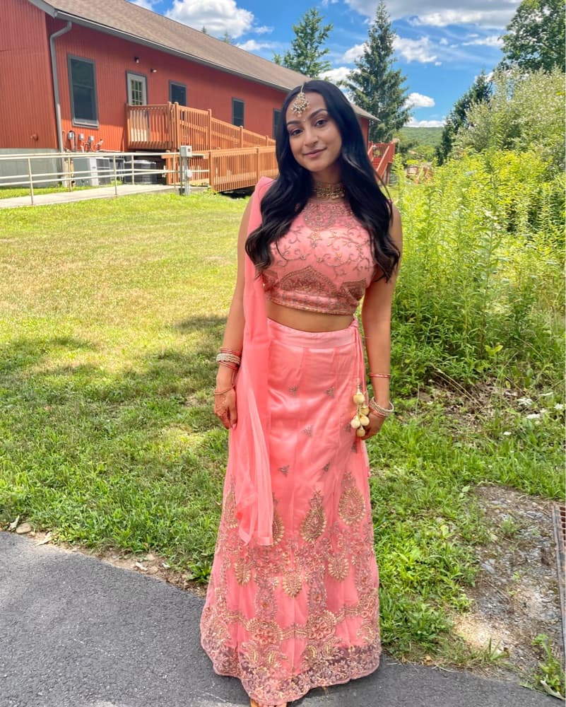 Peach Lehenga - Image 2