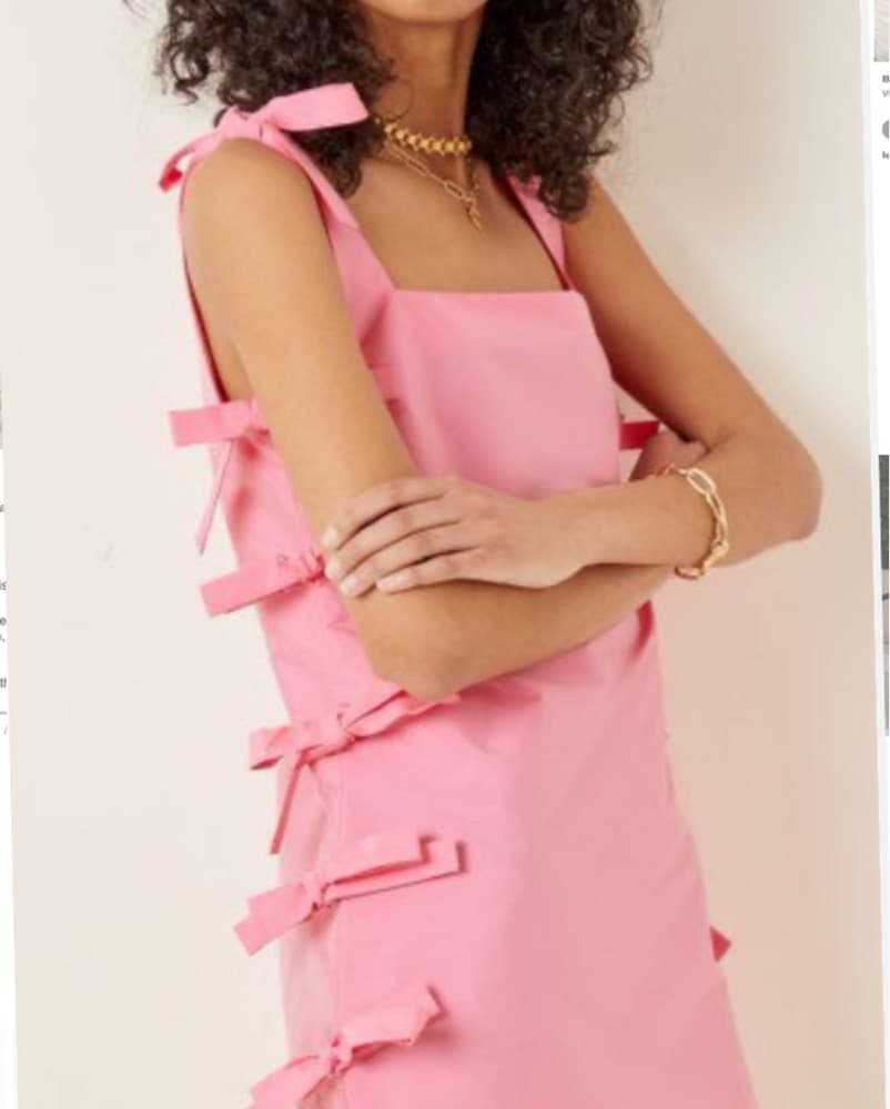 Bernadette Mini Pink Dress  - Image 1