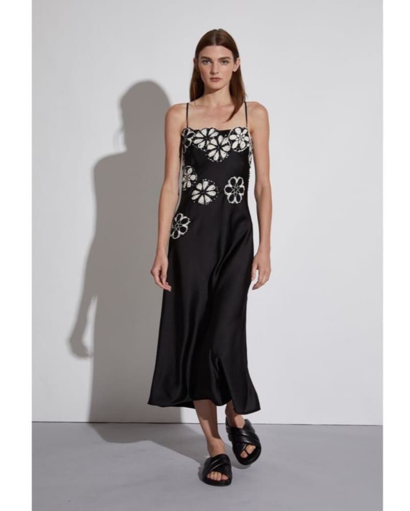 Saint Art Sage Slip Dress - Image 4