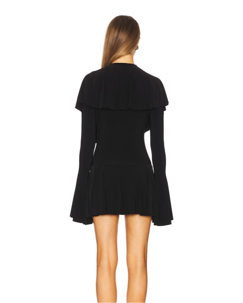 Long Sleeve Ruffle Mini Dress - Image 3
