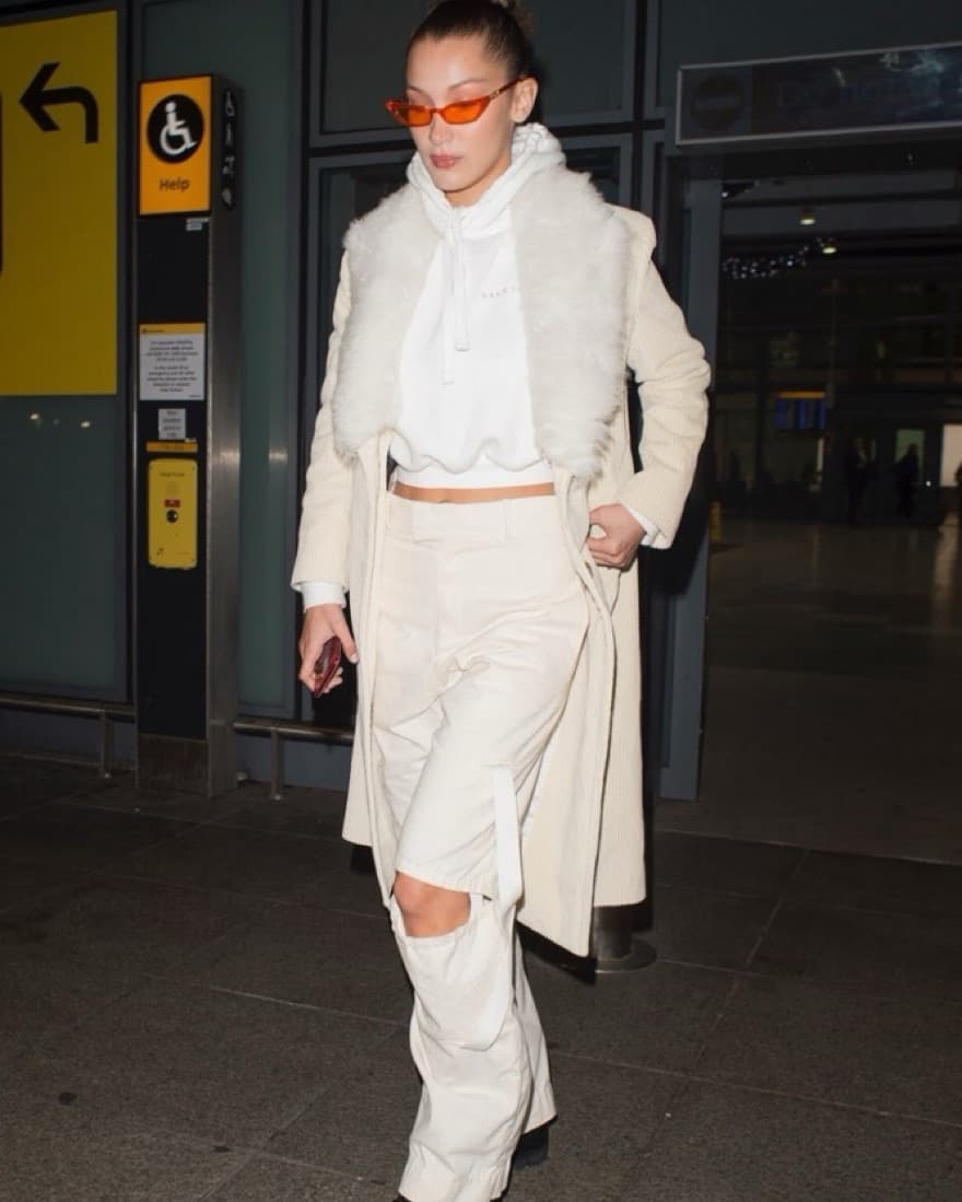 AsSeenOn Bella Hadid Open Knee Pants - Image 1