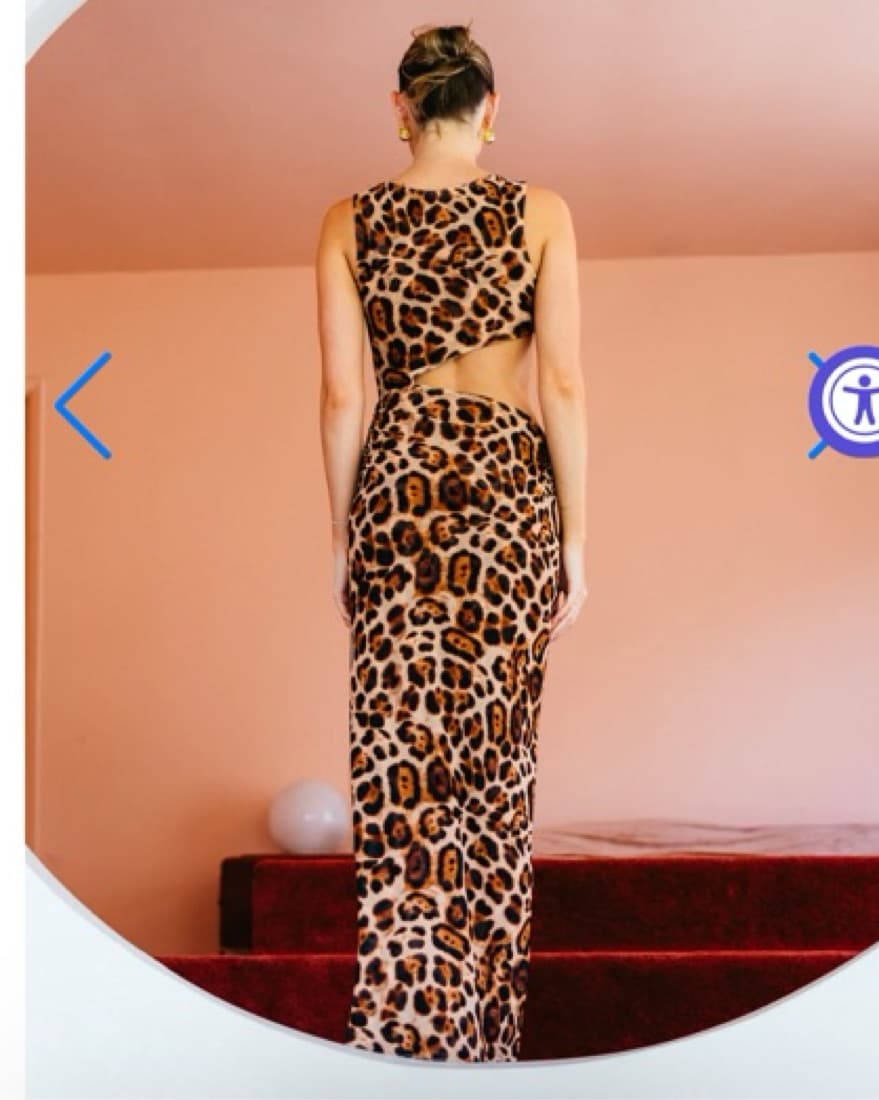 Ida Mesh Dress - Royale Leopard - Image 2