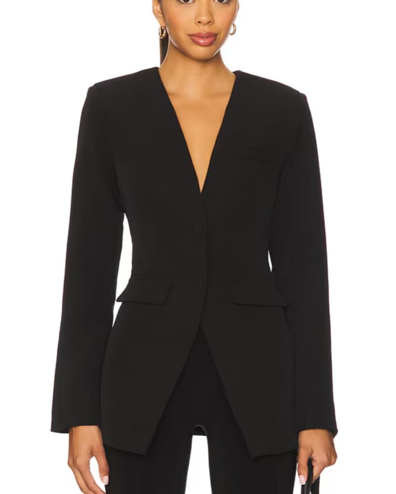 Isla Blazer In Black  - Image 1