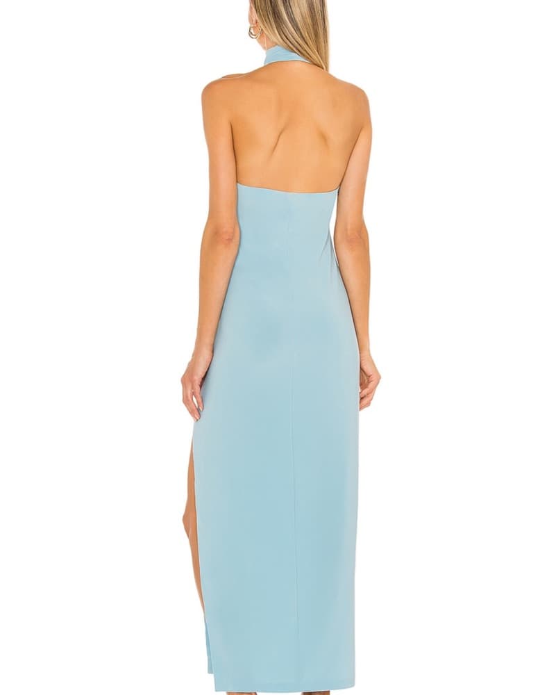 Norma Kamali Blue Dress - Image 3