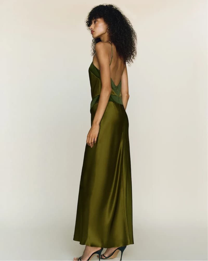 Reformation Jillian Silk Maxi Dress - Image 4