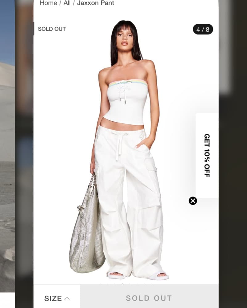 I.AM.GIA Jaxxon Pant in White - Image 3
