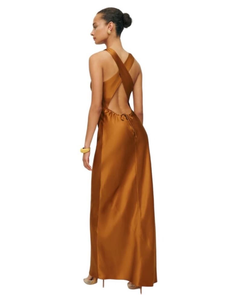 Reformation Anaiis Silk Maxi Dress  - Image 3