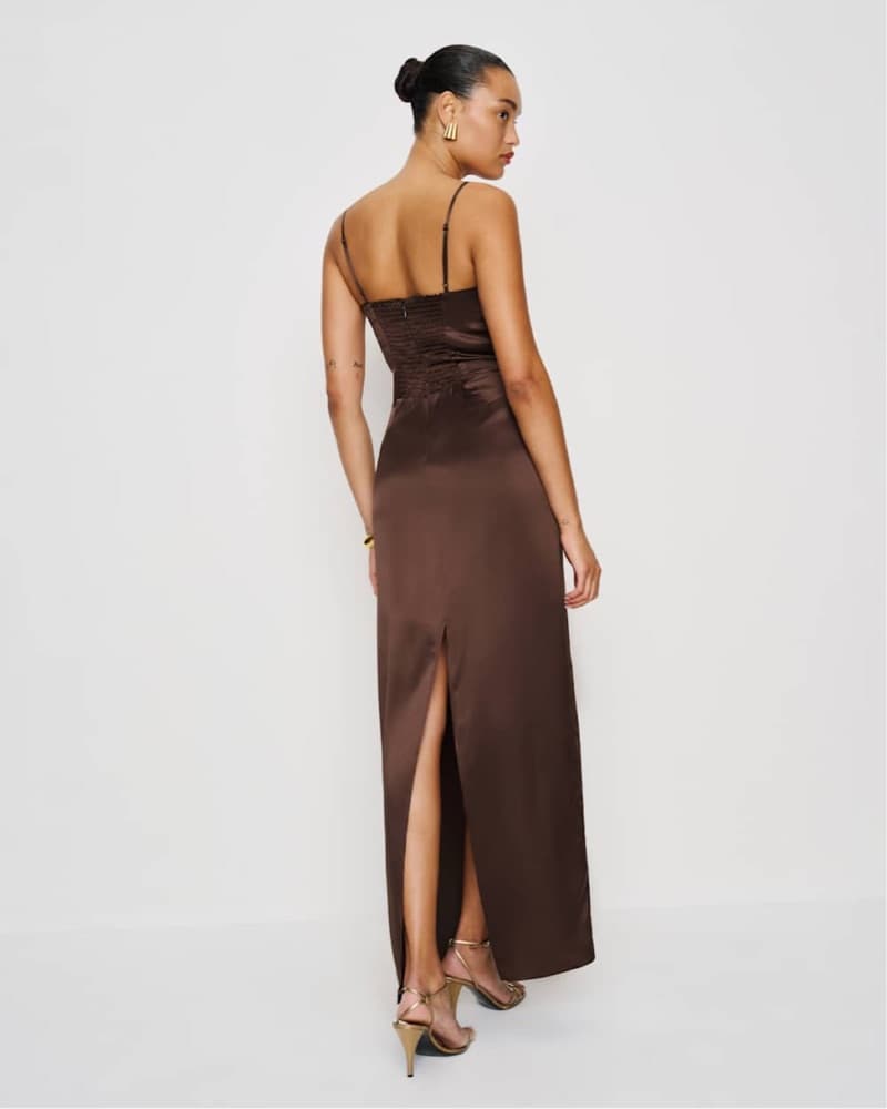 Reformation Frankie Silk Dress - Image 3