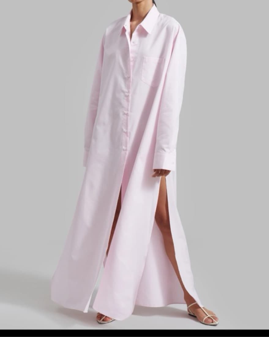 Frankie Shop Petal Shirt Dress - Image 4