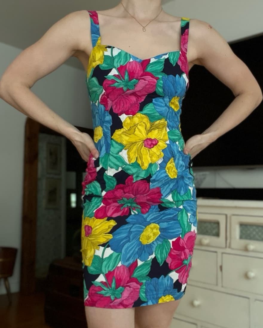 Vintage Paris Blues Dress  - Image 1