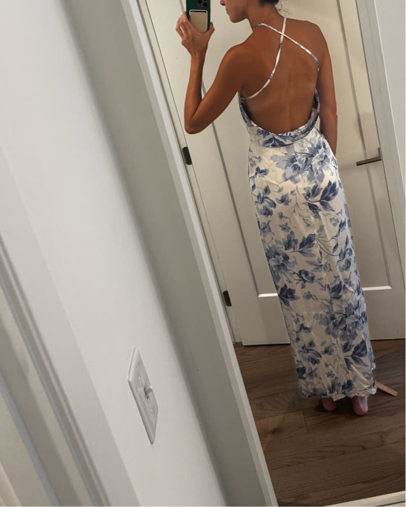 Reformation Mylah Silk Dress - Image 3
