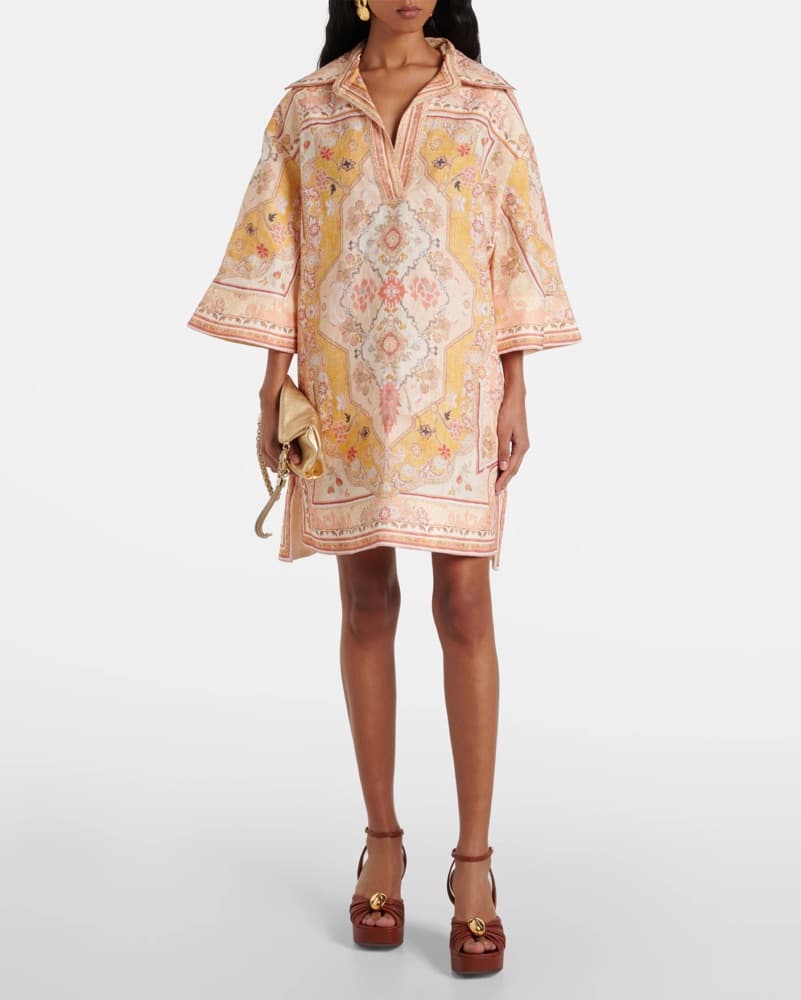 Zimmerman Printed Linen Dress - Image 2