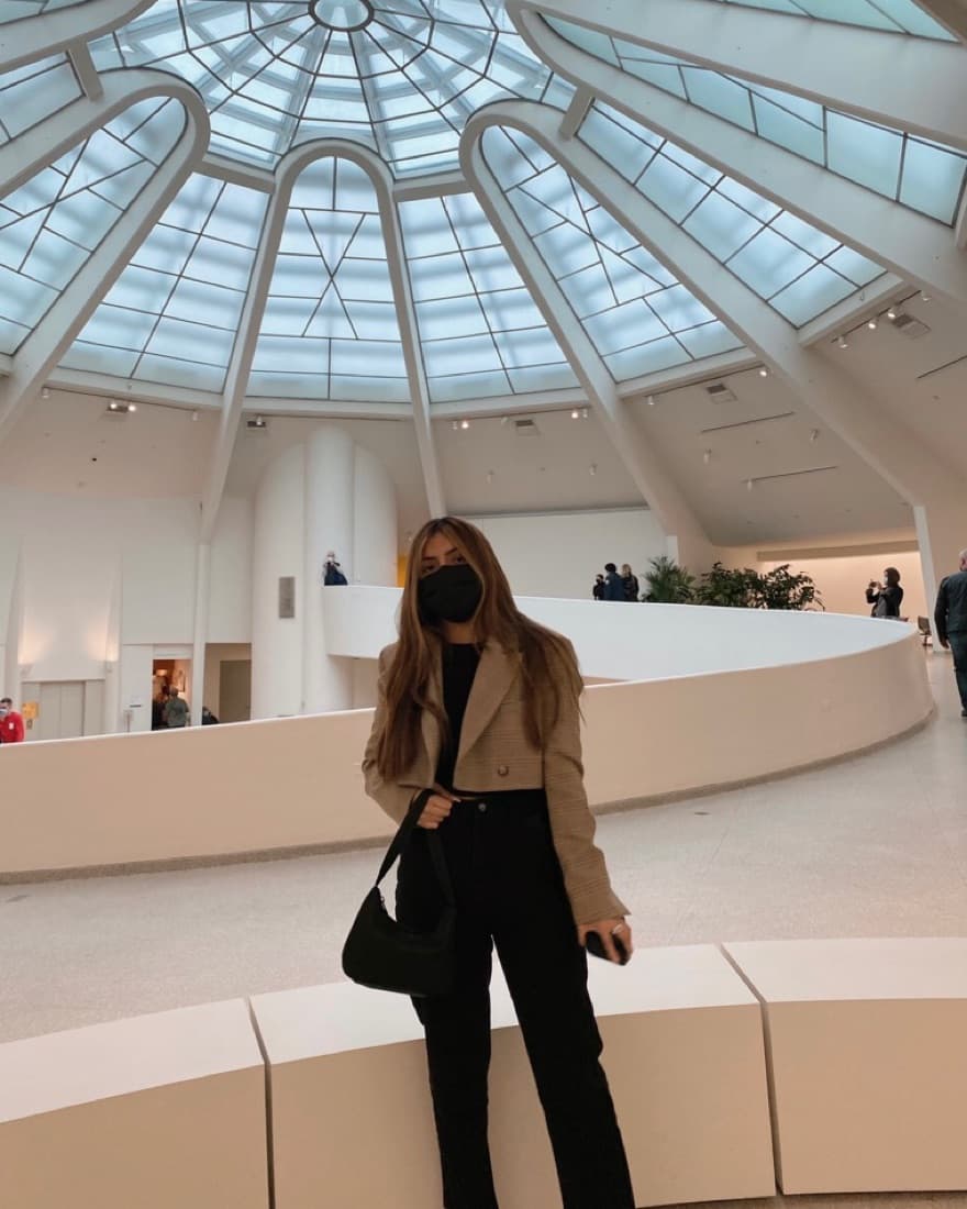 Zara Plaid Cropped Jacket - Image 6