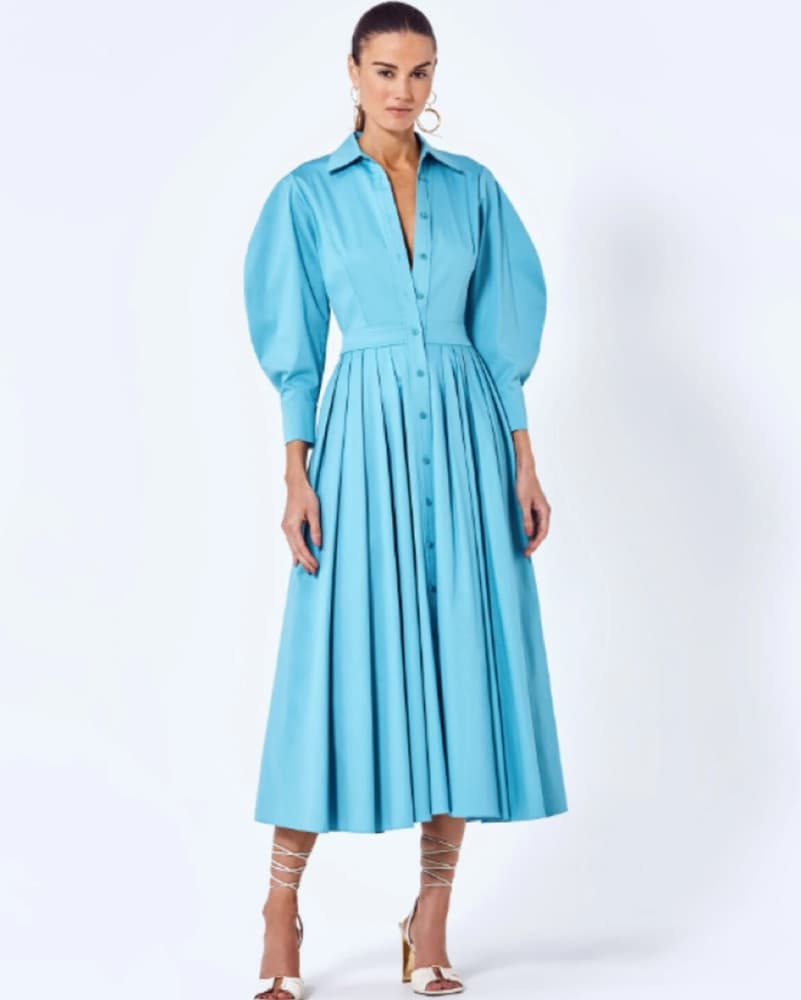 Alexis Nicolla Dress in Blue  - Image 2