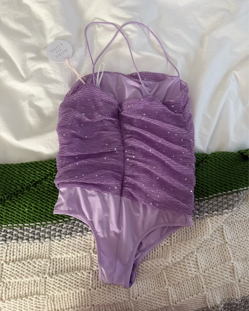 Purple Sequin Bodysuit - Image 4