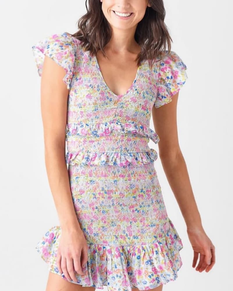 LoveShackFancy Sonora Mini Dress - Image 2