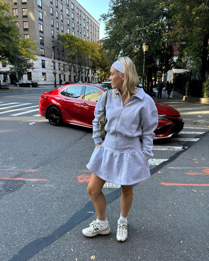 Lovers and friends Grey sweashirt Dress - Image 4