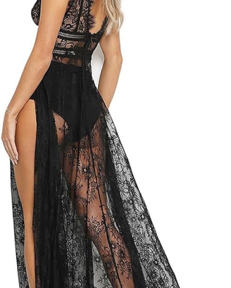 Catwalk Connection Lace Black Dress - Image 2
