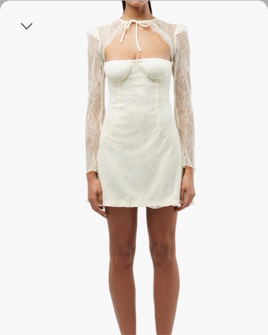 We Wore What Lace Mini Dress - Image 3