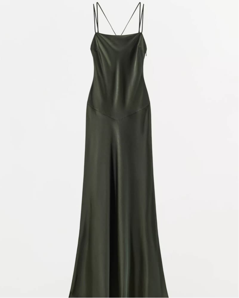 Zara Limited Edition Satin Long Dress - Image 1