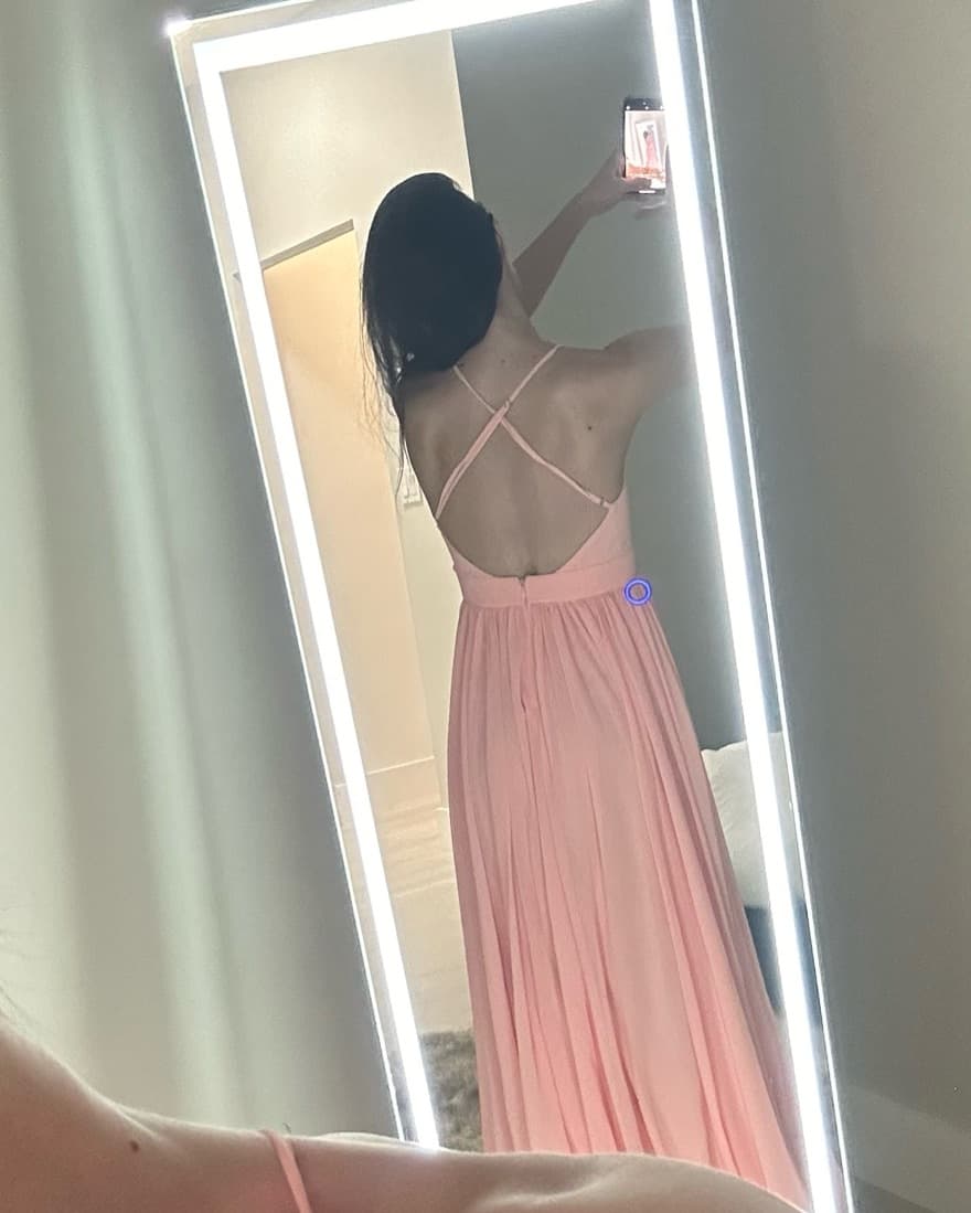 Pink Cocktail Dress - Image 3