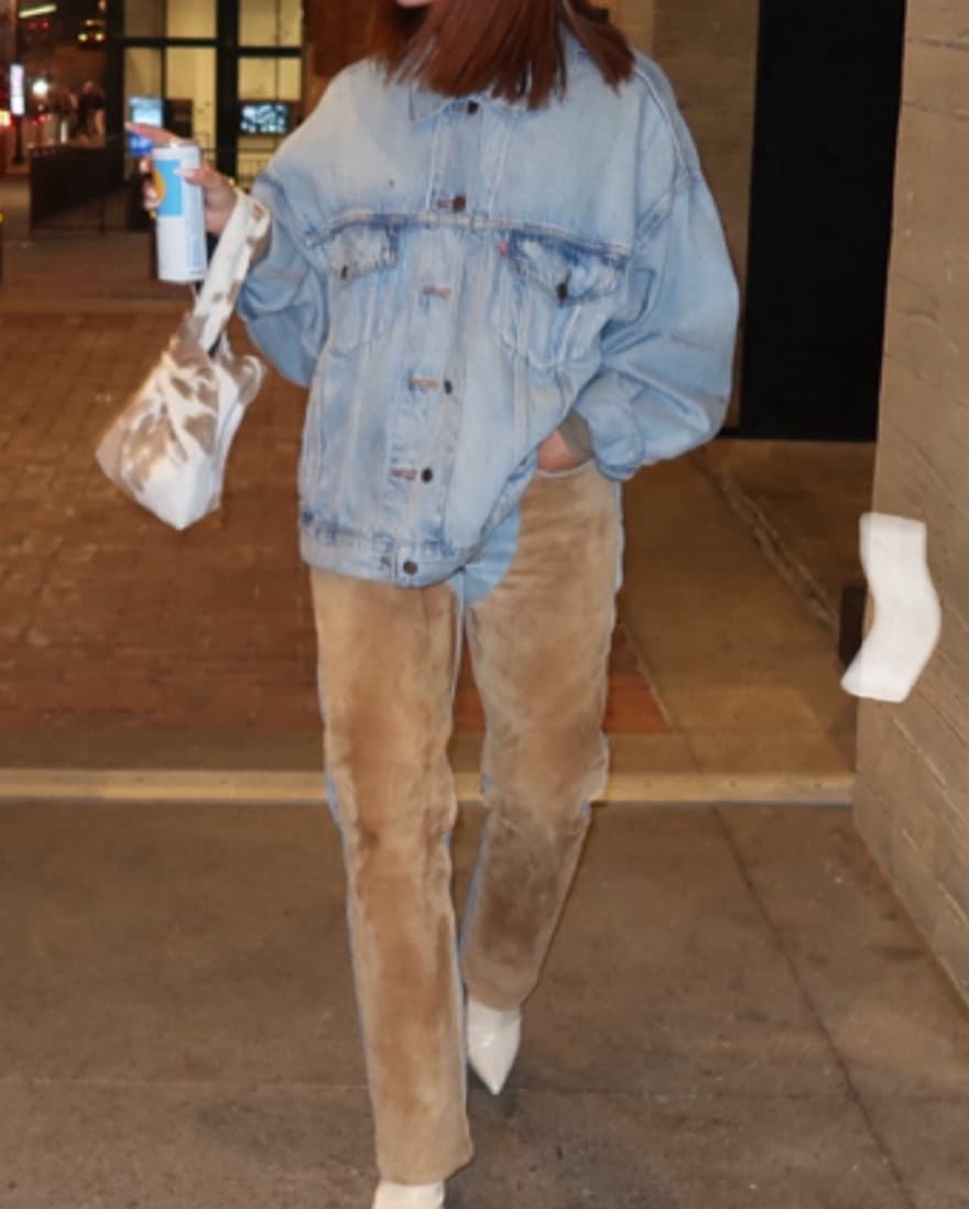 Suede Vintage Levis  - Image 4