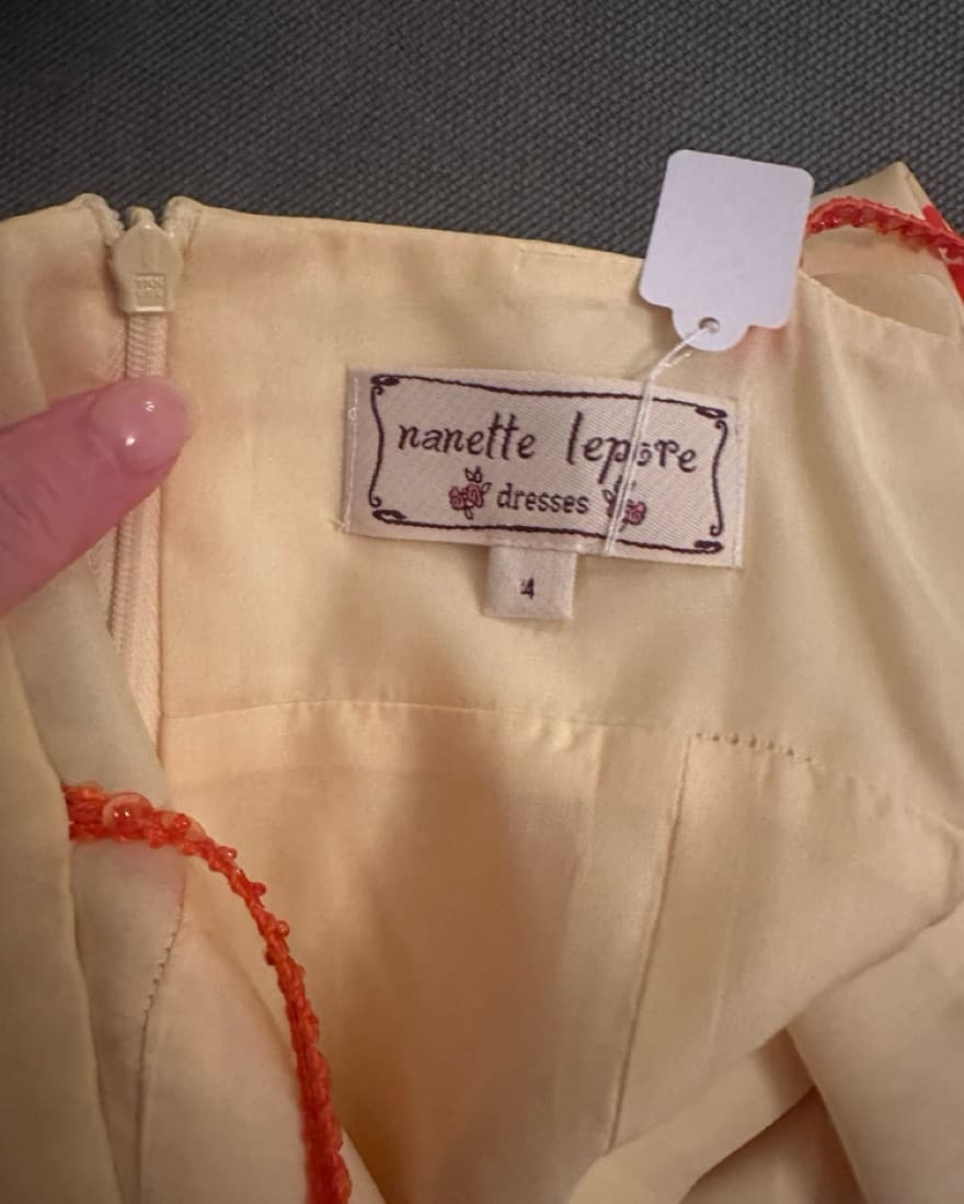 Vintage Silk Nanette Lepore Dress - Image 3