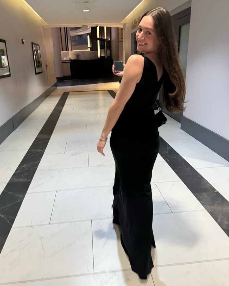 Chiara Boni Black Illusion Maxi Gown - Image 3