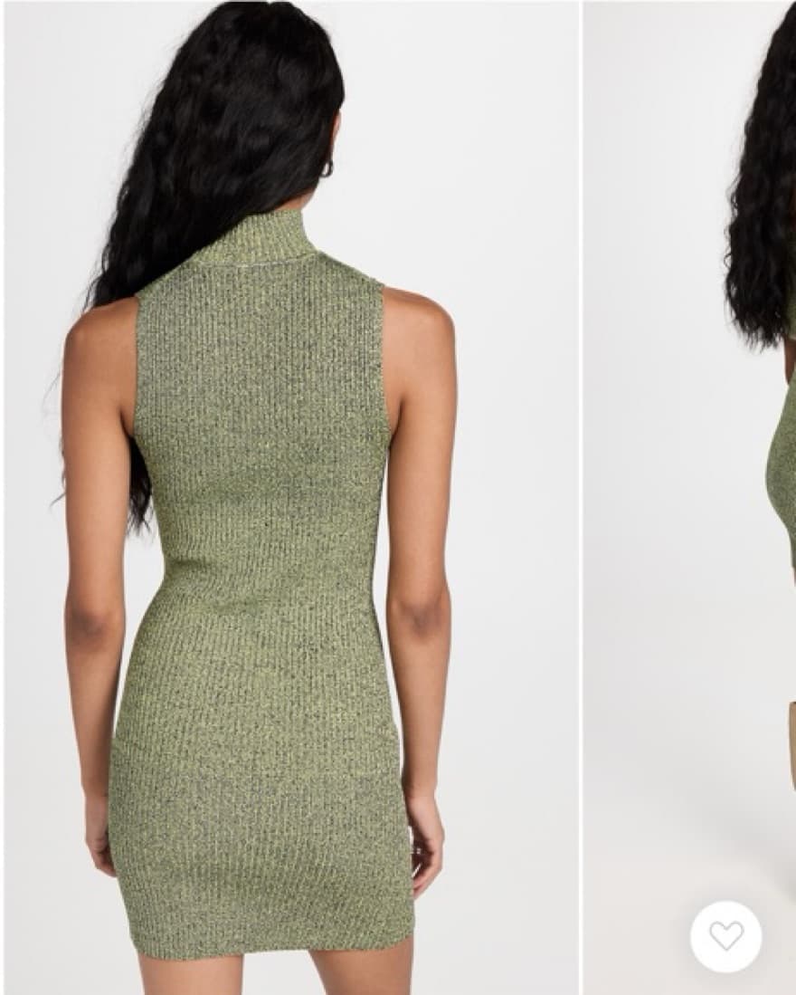 SIMKHAI Cade Marled Lace Up Turtleneck T - Image 4