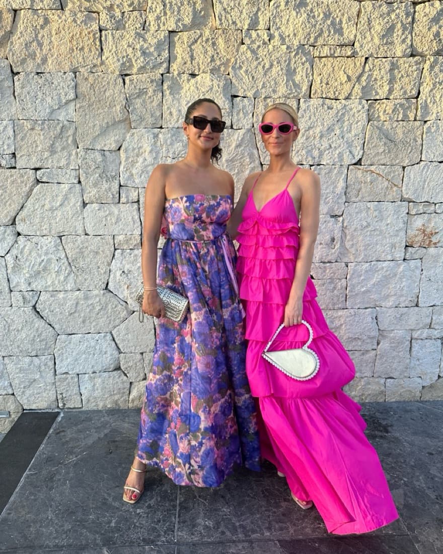 Hot Pink Long Gown - Image 3