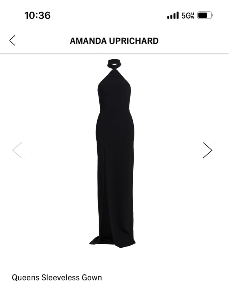 Amanda Uprichard Black Dress - Image 2