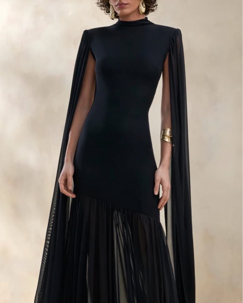 Elegant Black Dress  - Image 1