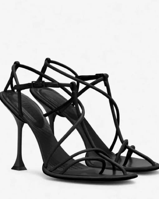 Lanvin Straplight Leather Sandals  - Image 1