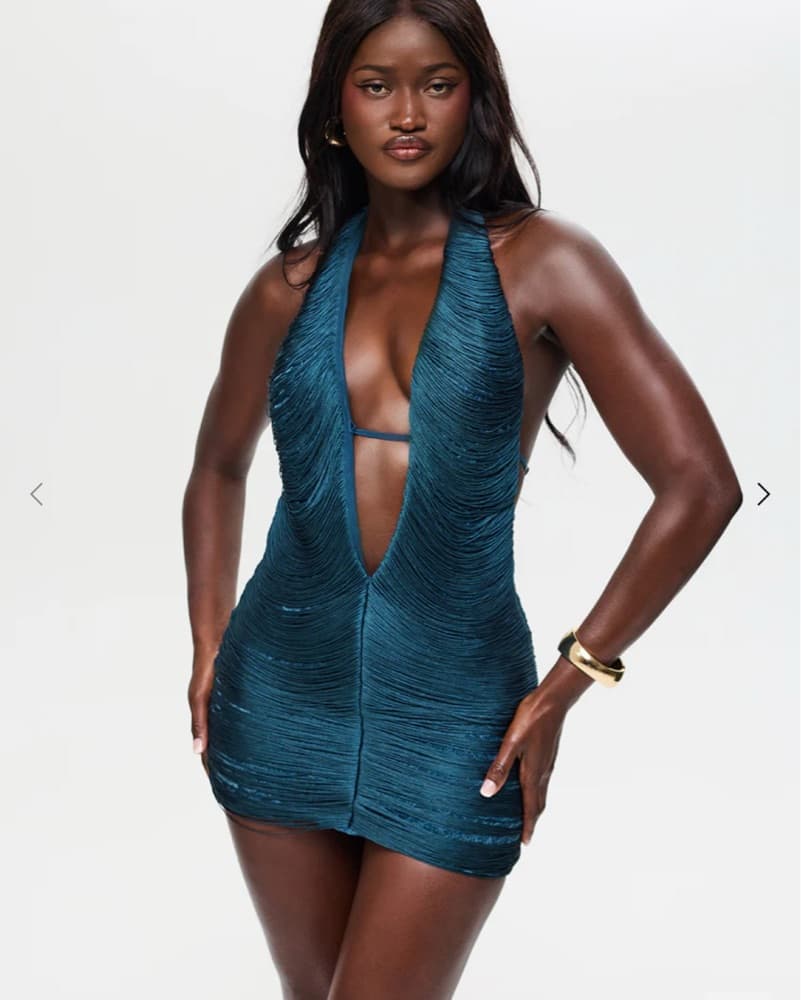 MURCI AZARI Teal Dress - Image 1