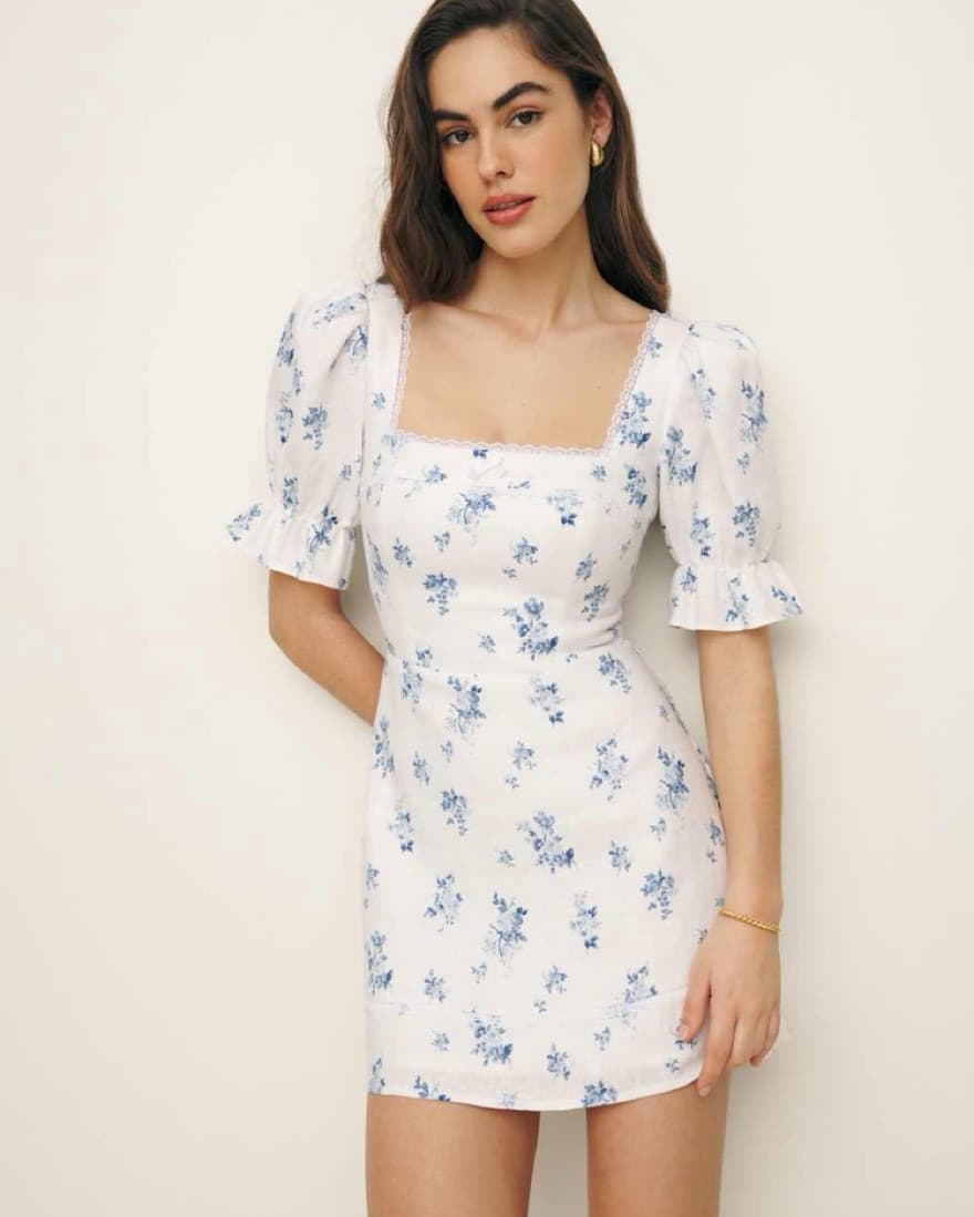 Reformation Evianna Floral Dress - Image 1