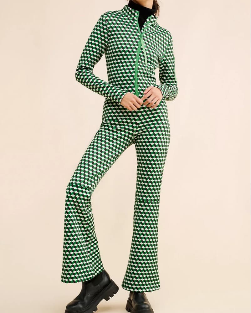 Cynthia Rowley Printed Geo Ski Suit - Image 4