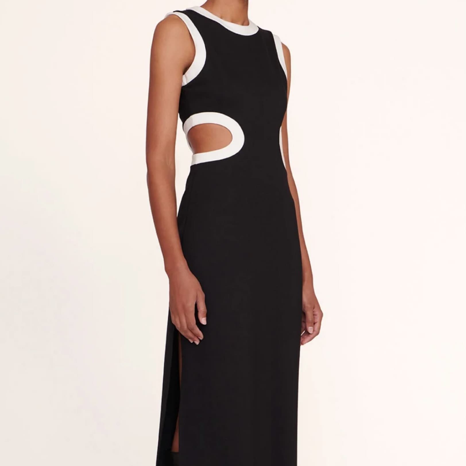 Staud Dress Black and White - Image 1